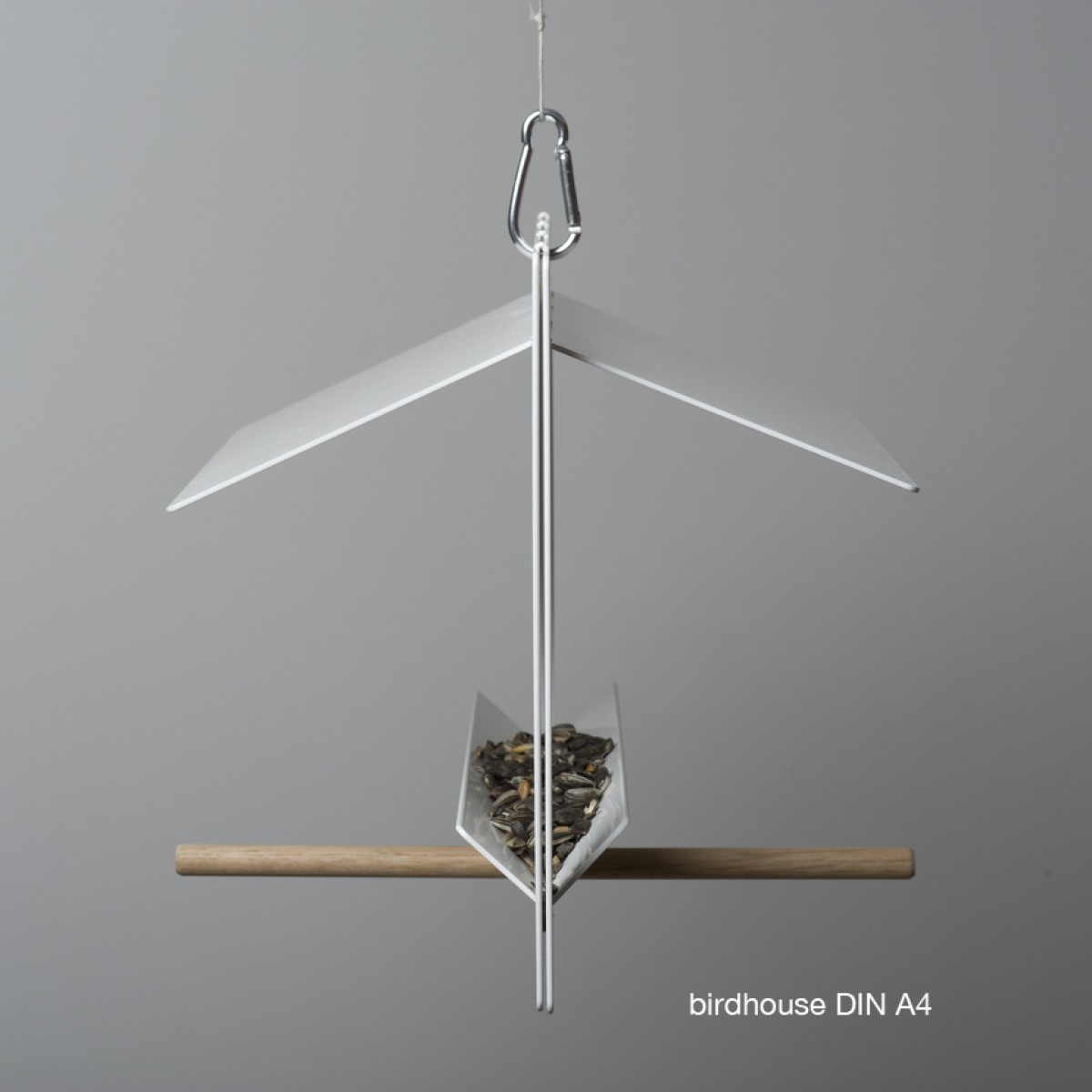 Olaf Riedel Vogelhaus - birdhouse DIN A4/DIN A3 weiß