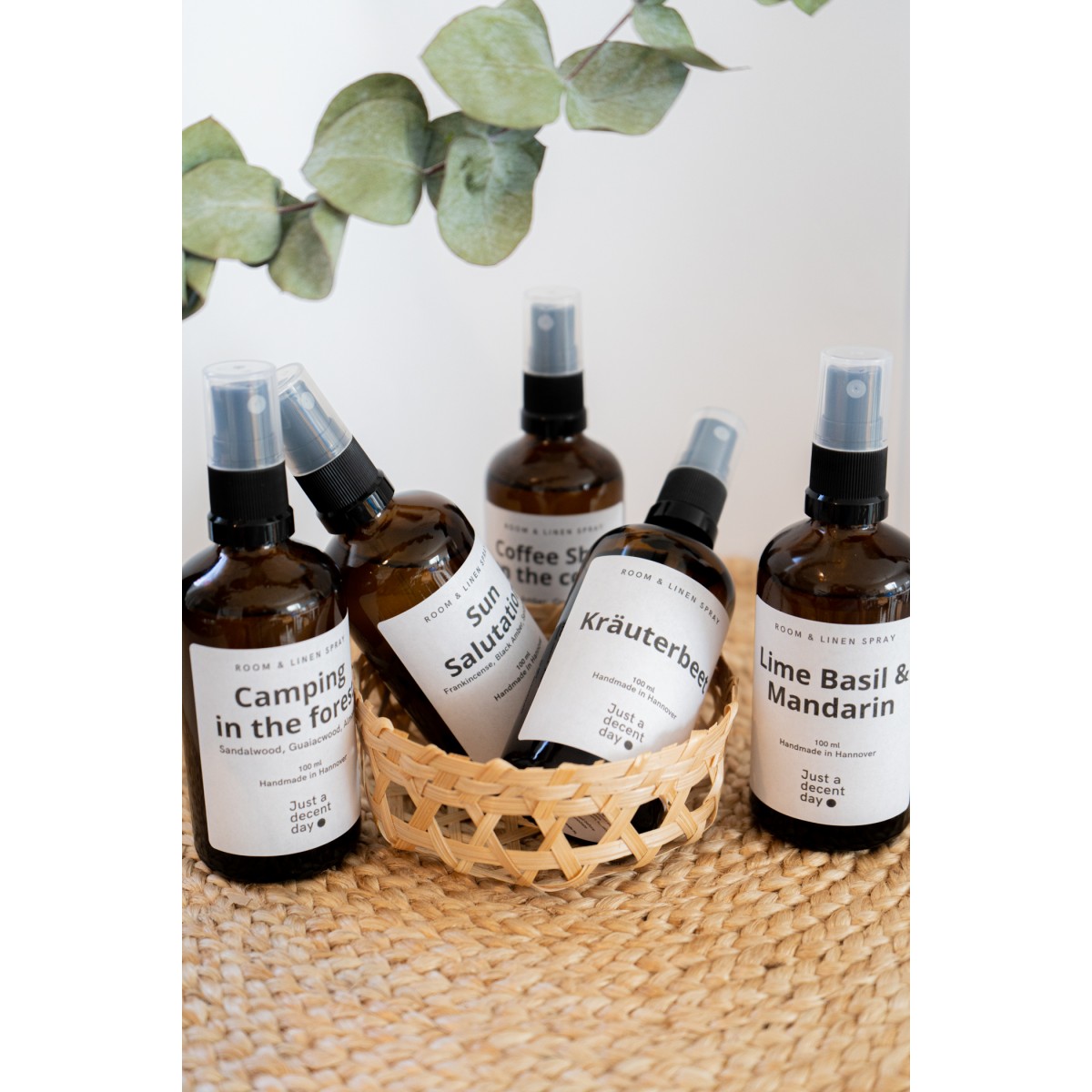 Raumspray mit Duft - Lime, Basil & Mandarin