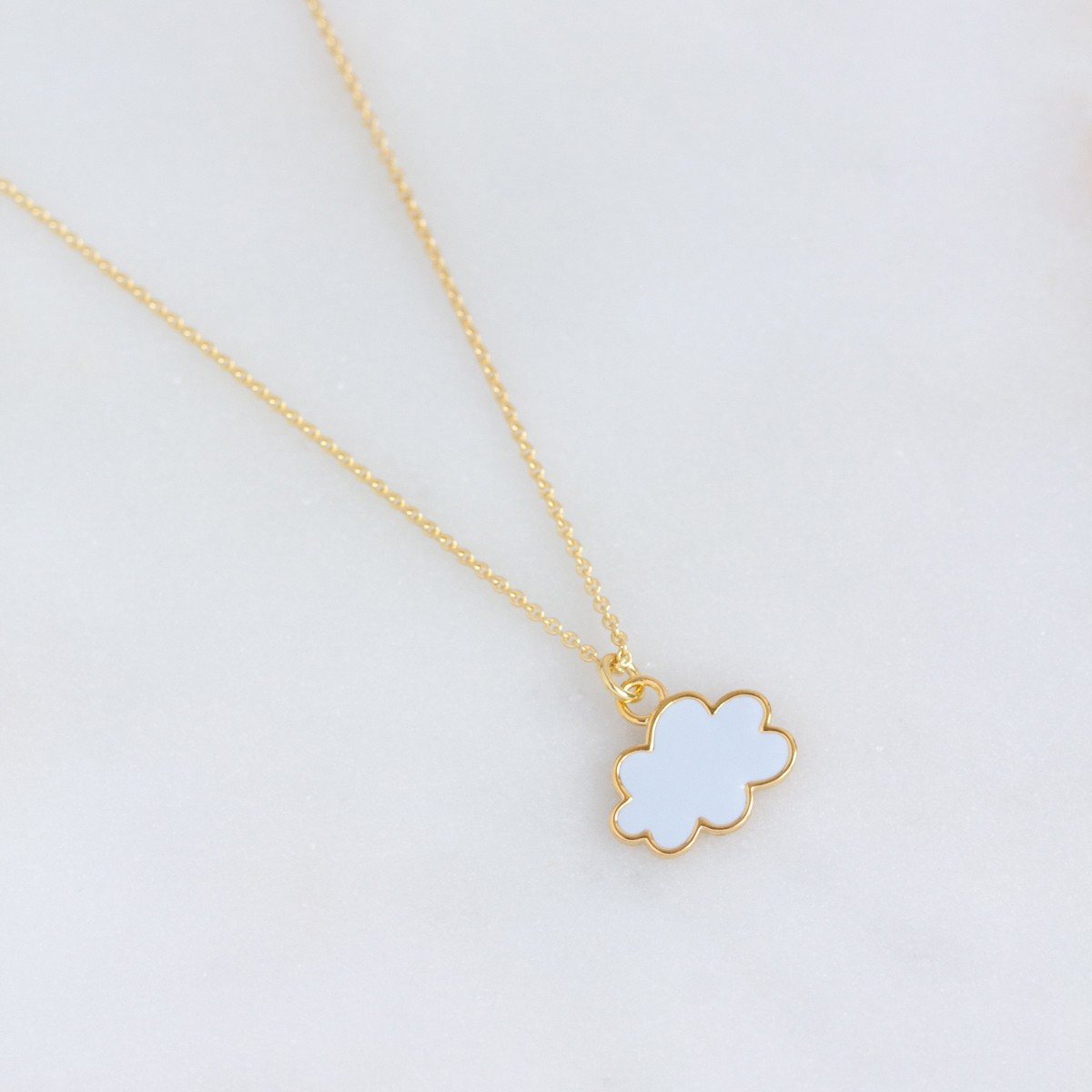 Wolke Halskette aus Gold Vermeil | Paeoni Colors 