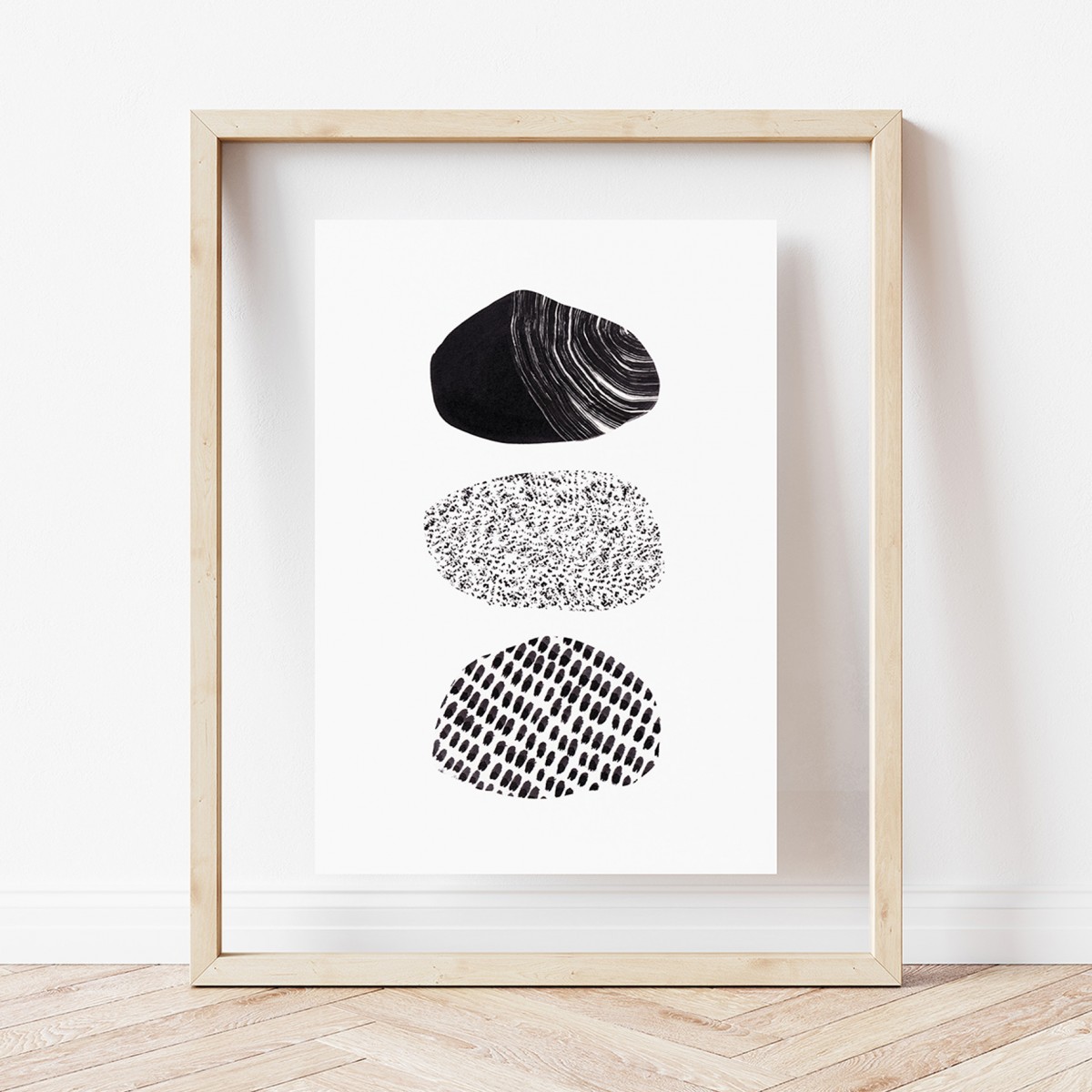 Paperlandscape | Kunstdruck "Gestapelte Felsen" | Poster Steine | abstrakte Natur | verschiedene Größen