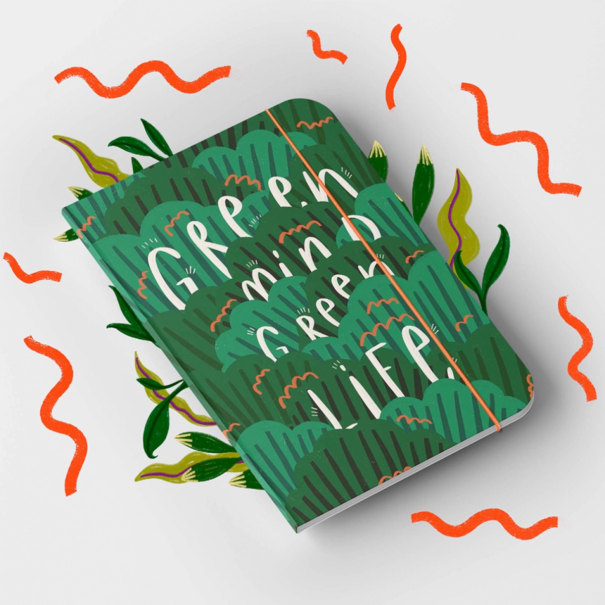 franzizo Notizbuch »Green Mind«