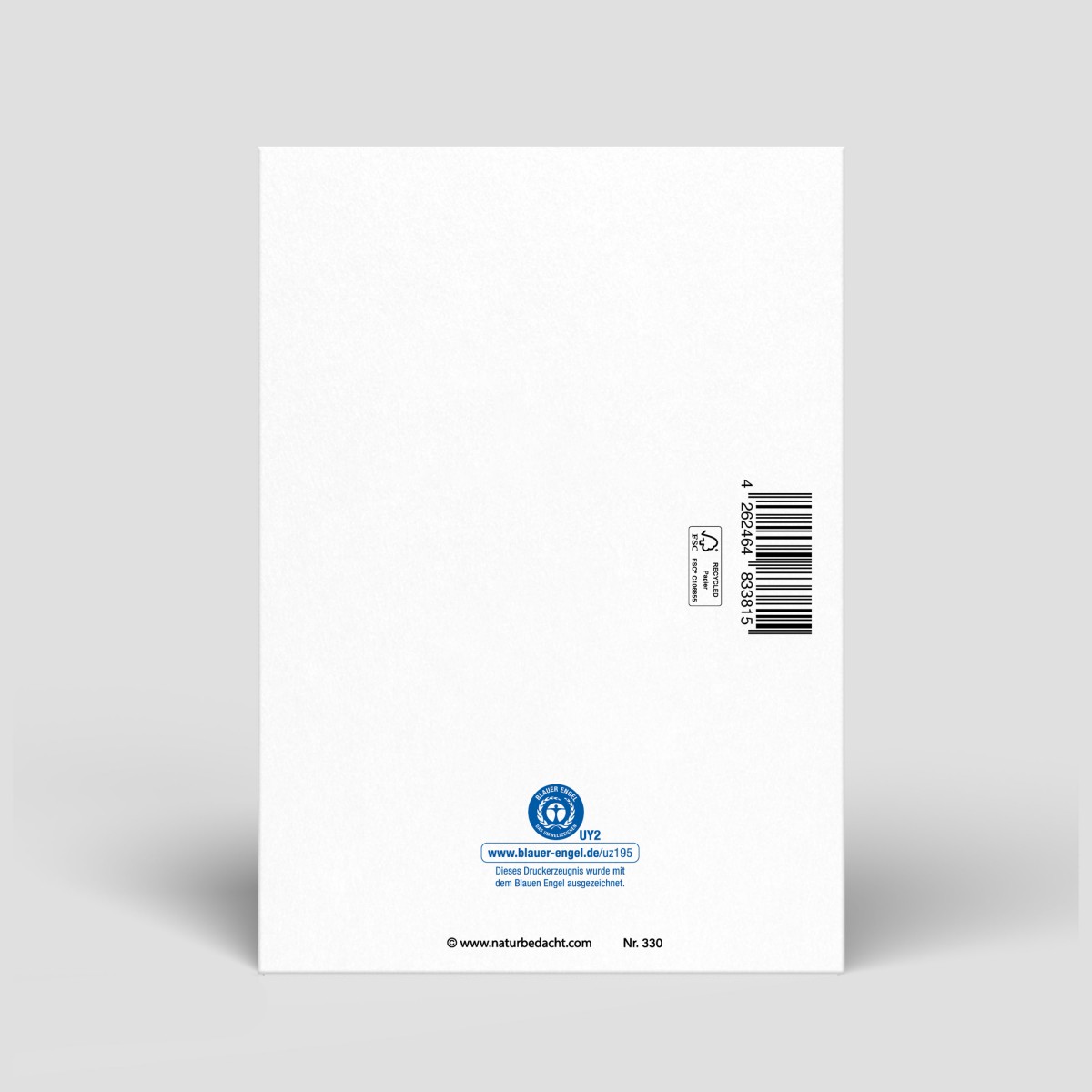 Klappkarte - Hochzeitskarte - Fahrrad zur Hochzeit - Nr. 263 - Naturbedacht