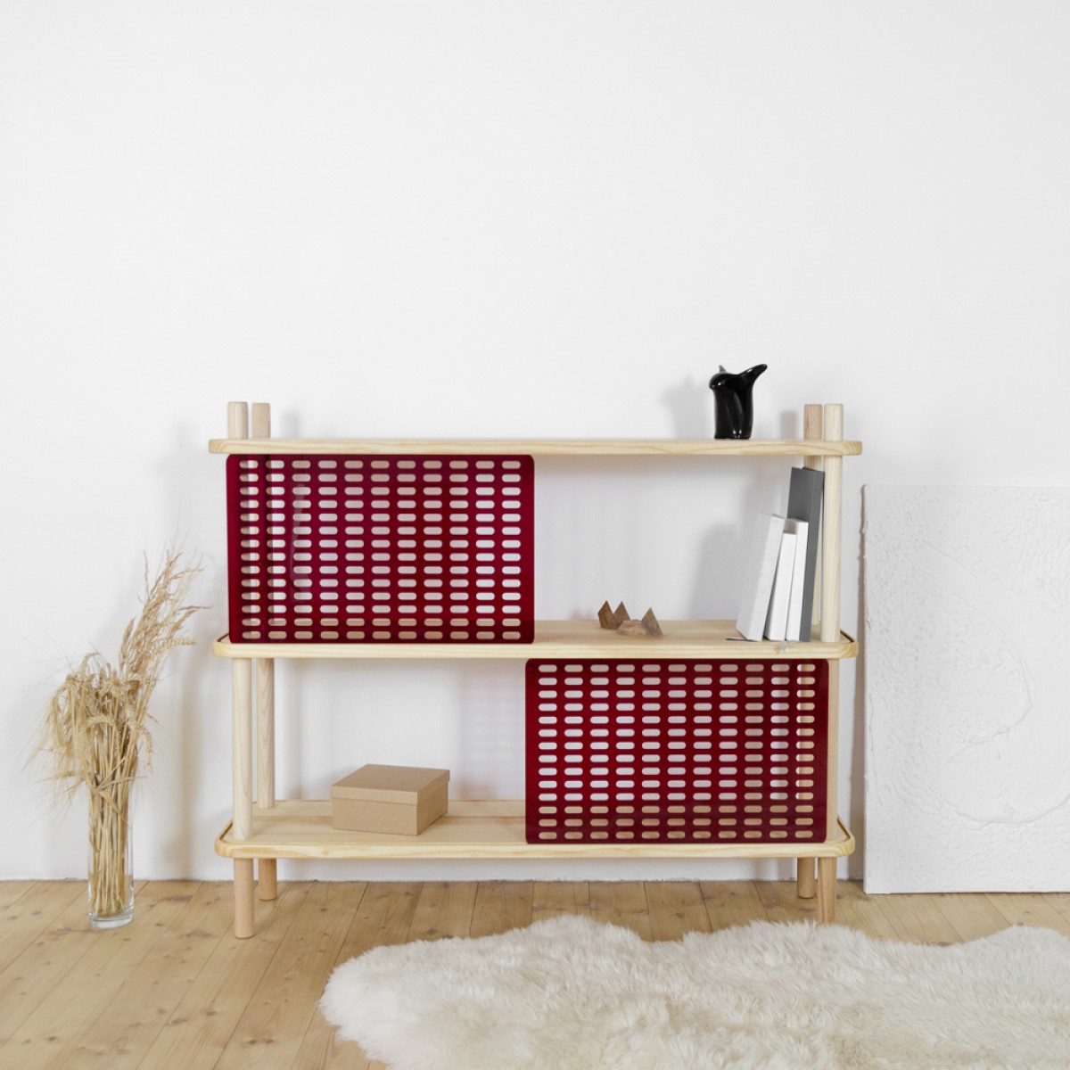 halblang | Regal „Blendend 2“ | Gitter Muster