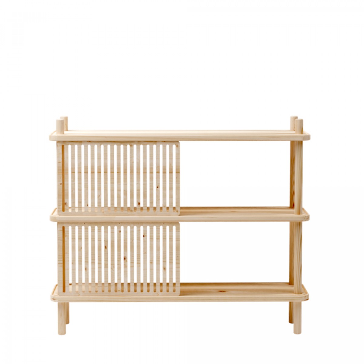 halblang | Sideboard | Regal „Blendend 2“ | Streifen Muster