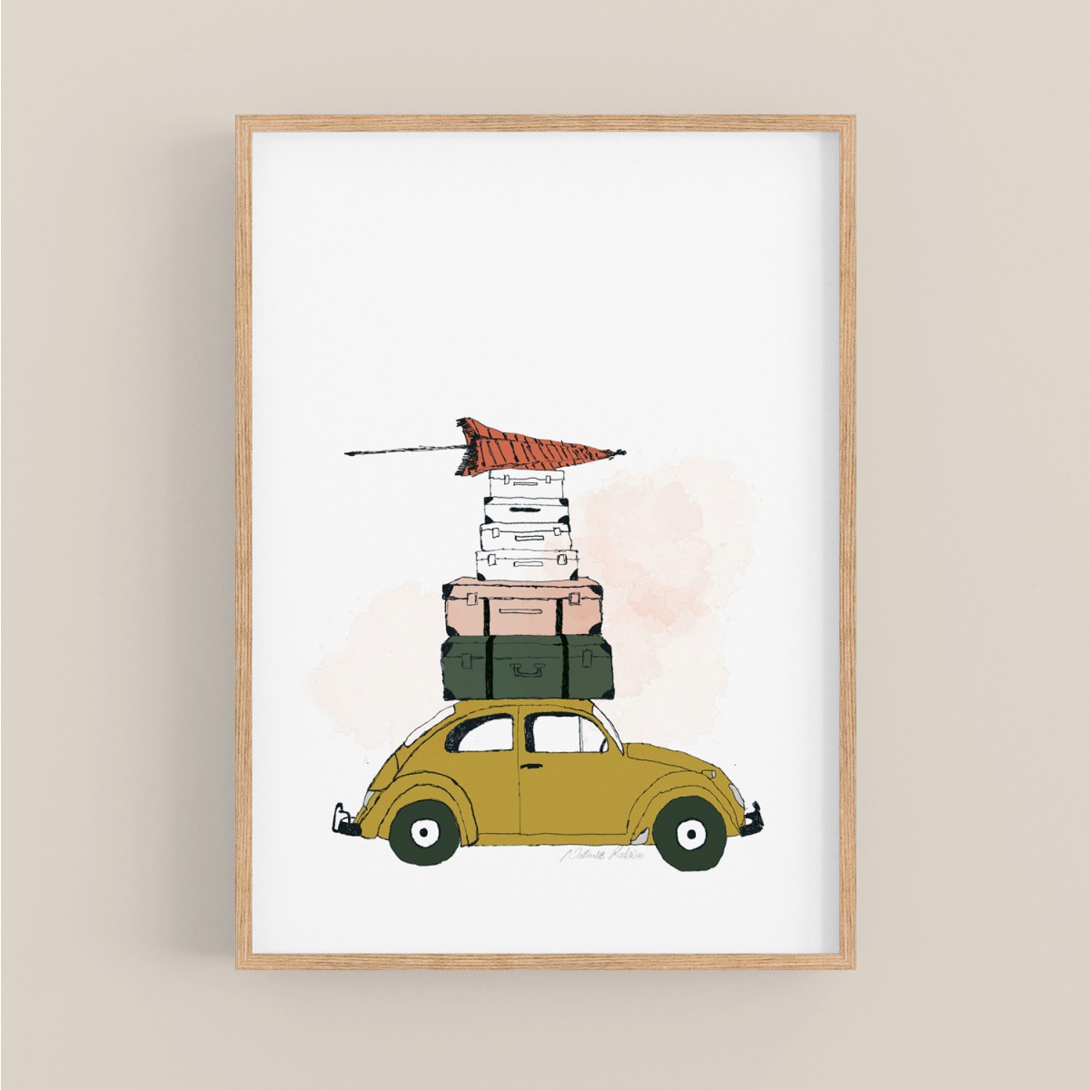 hasenkinder - Poster "holyday" DINA 4