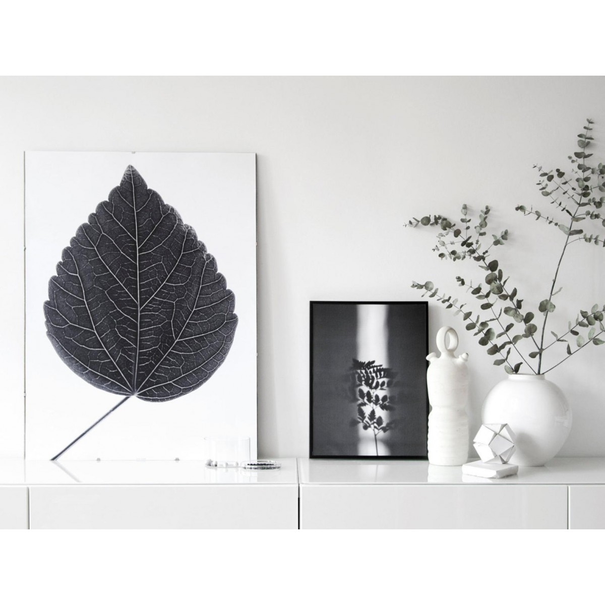 nahili ARTPRINT / POSTER "look closer HIBISCUS - black"  (DIN A1/A3 & 50x70cm) Blatt Botanic Fotografie 