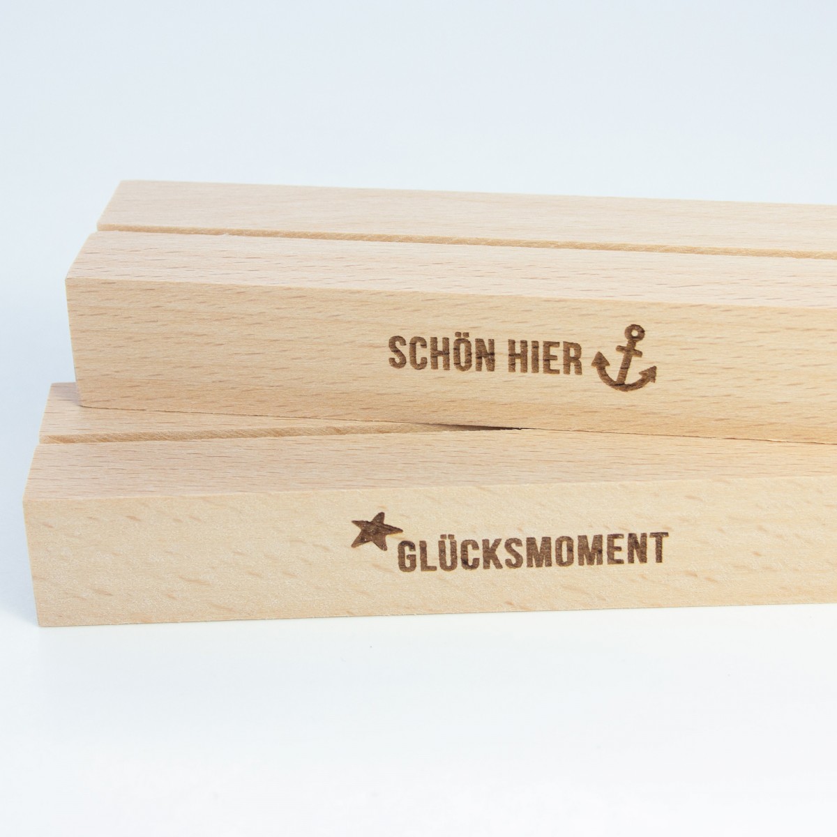 Bow & Hummingbird Kartenständer Schön hier aus nachhaltigem Buchenholz