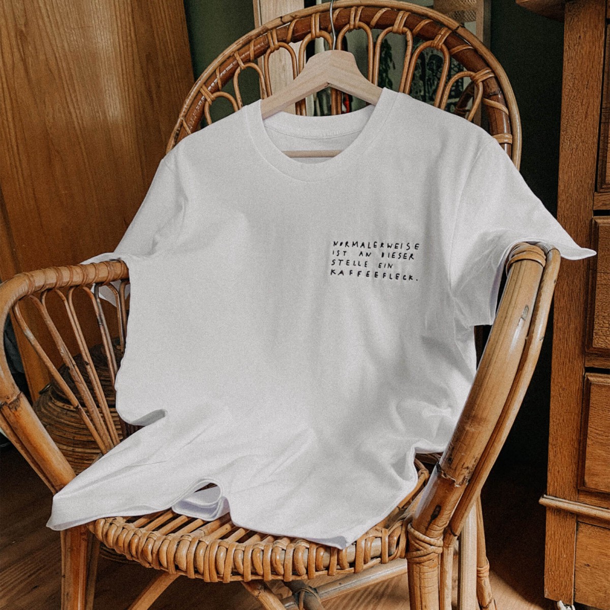 KAFFEEFLECK (weiß) T-Shirt – Kurt und Herbert