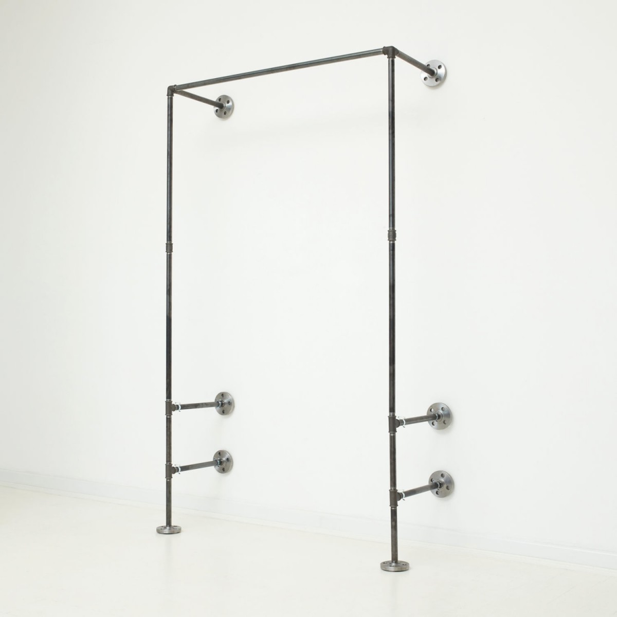various Industrial Design Garderobe mit Regal IDEAL TWO (Wunschmaß)
