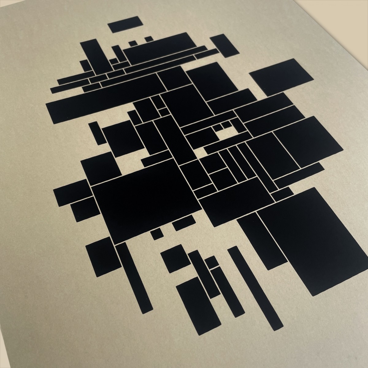 Print now - Riot later ● Off the grid VIII - Siebdruck