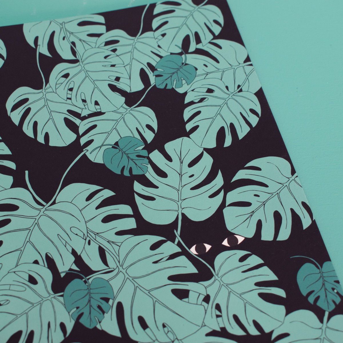 polypodium / monstera - Notizheft - A5