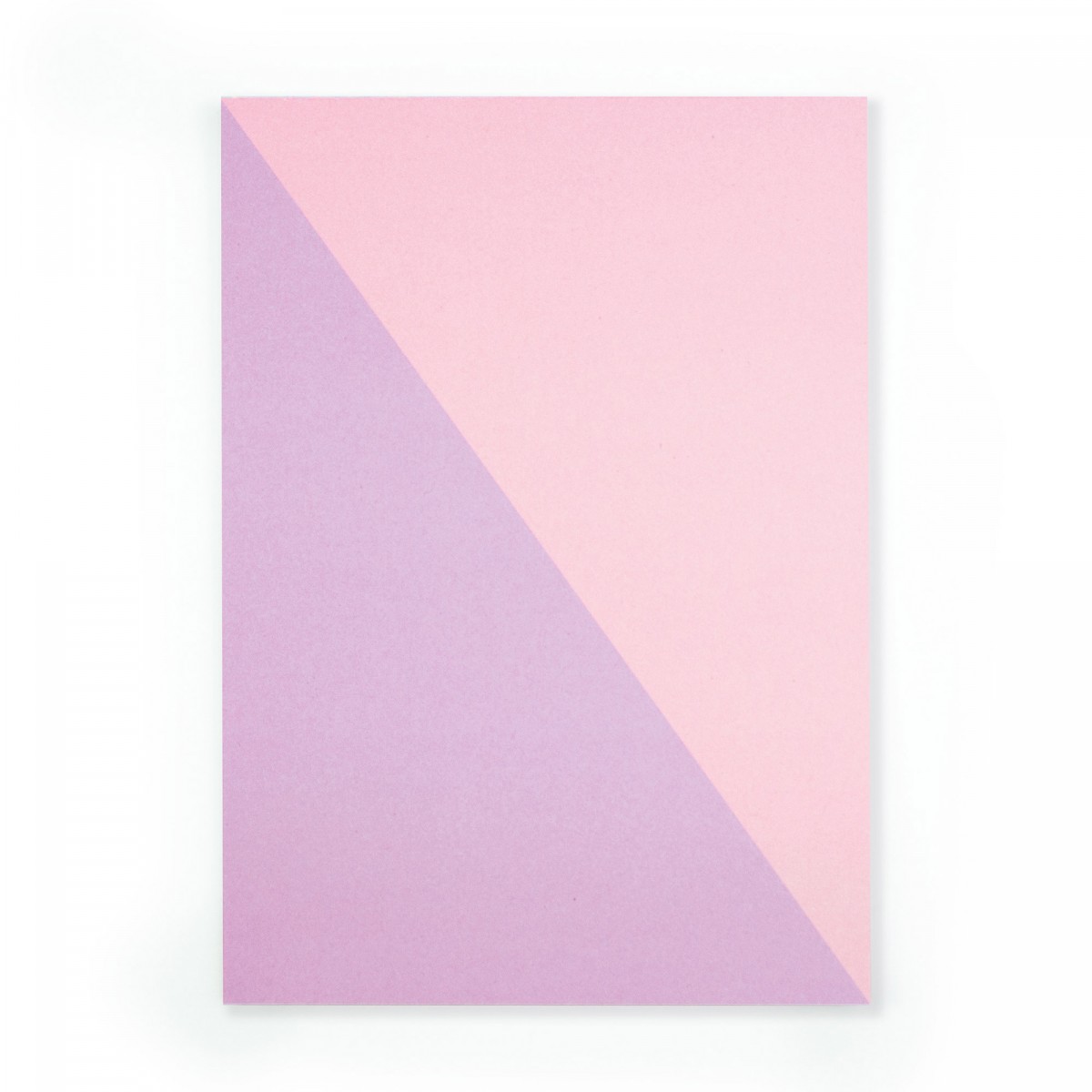 Notizblock-Set Herz/Karo/Diagonal - 3er Set in A6 aus Recyclingpapier