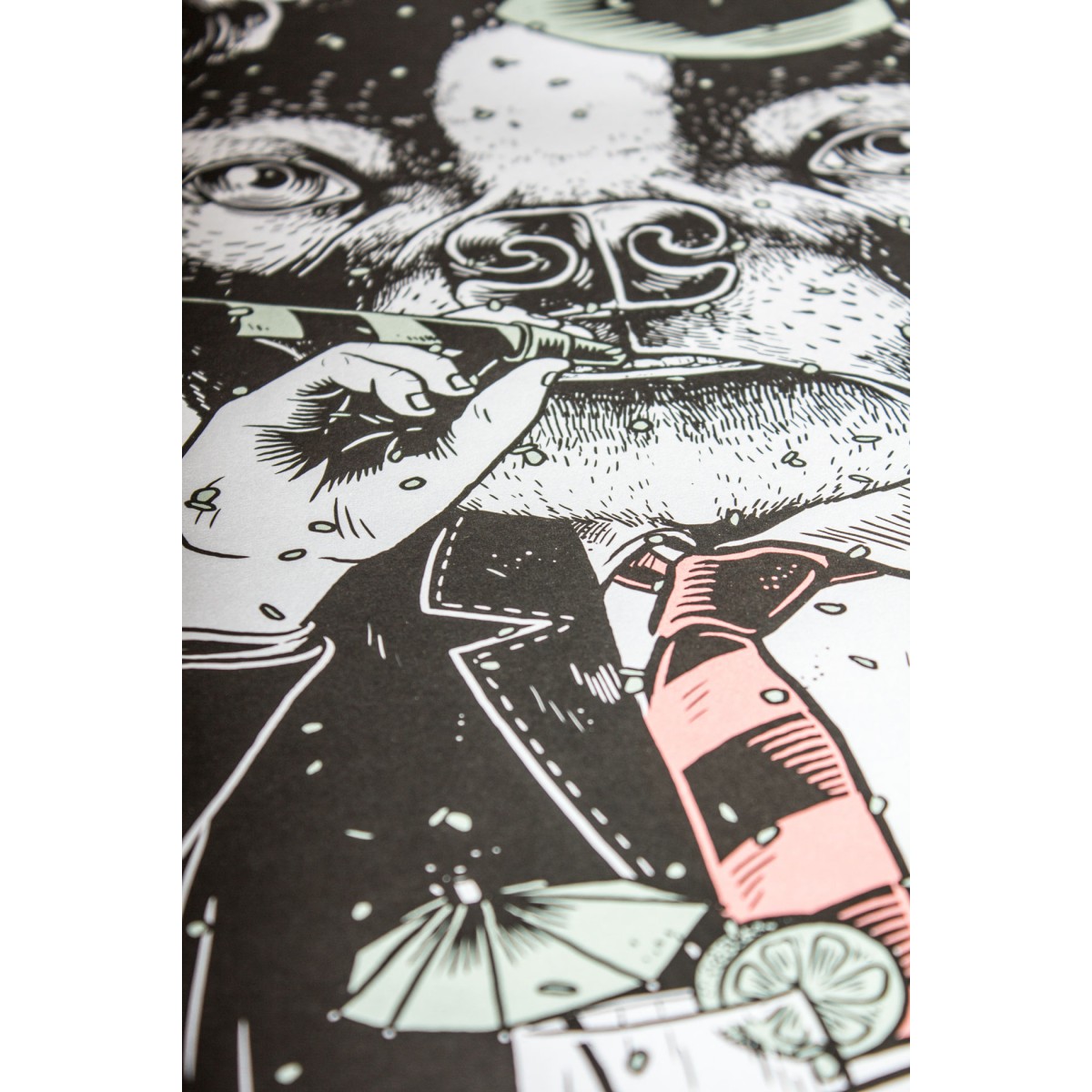 Poster »Partyanimal«, 50x70cm