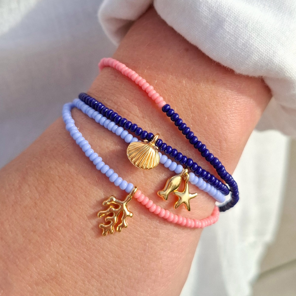 DIY Perlenset für Armbänder und Ringe - Korallenriff