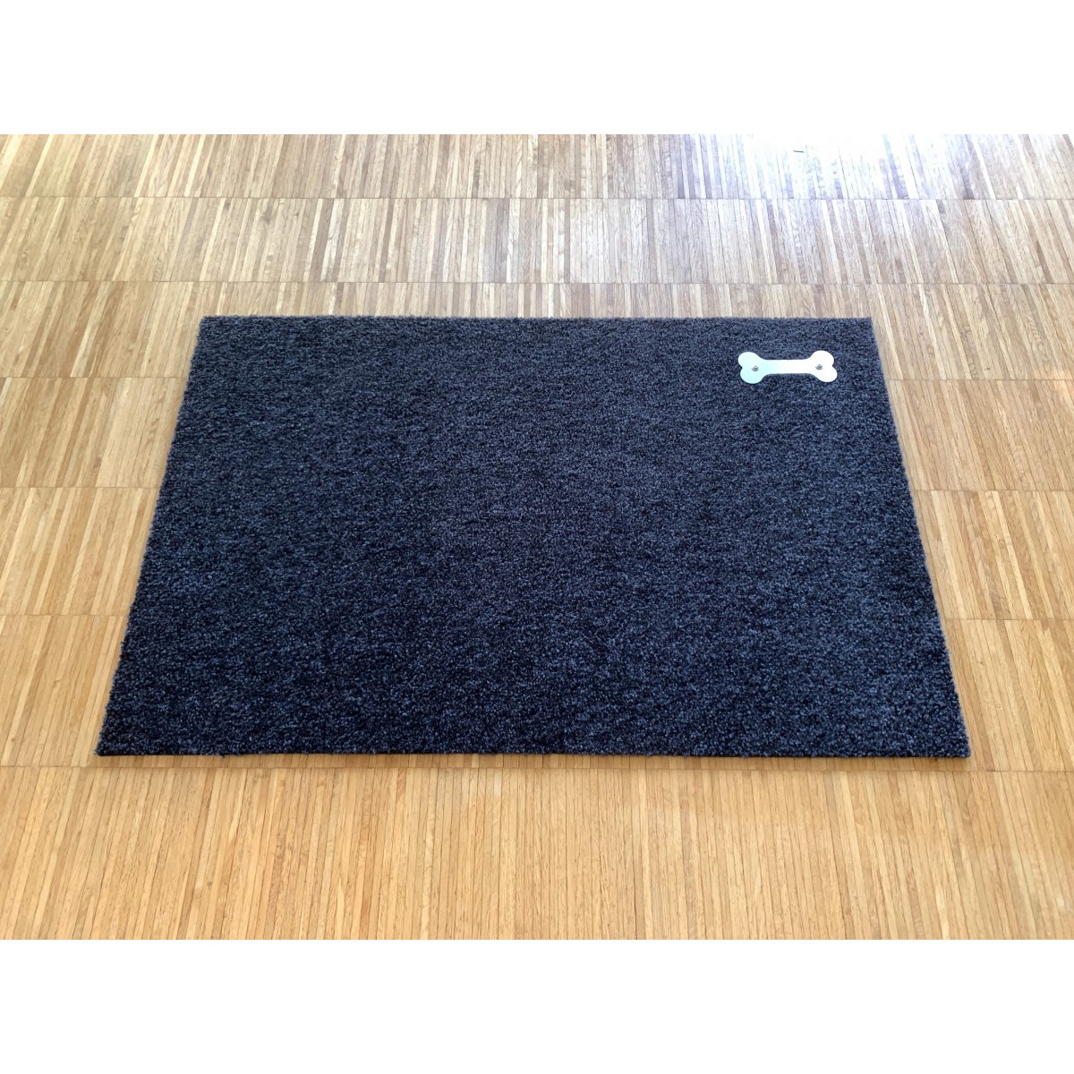 Keilbach Fußmatte picoBELLO.dog 87x57cm mit Edelstahlelemet in Form eines Knochens