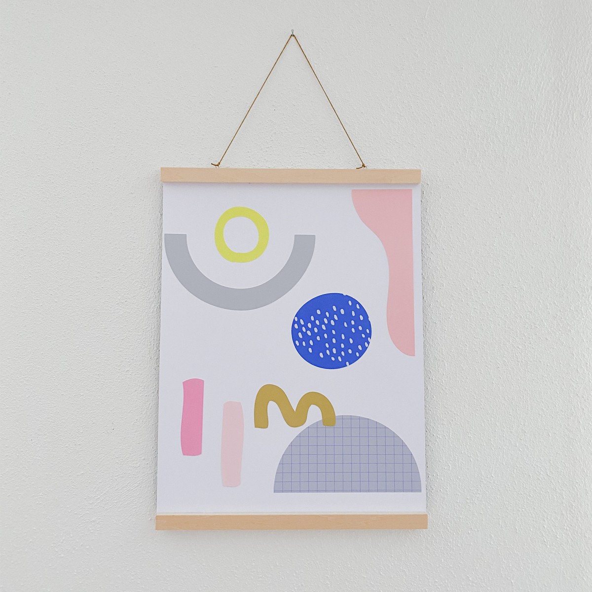 Pimpad Sticker Set "Shapes/Geo" (2 Bögen Aufkleber, umweltfreundlich, wiederverwendbar)