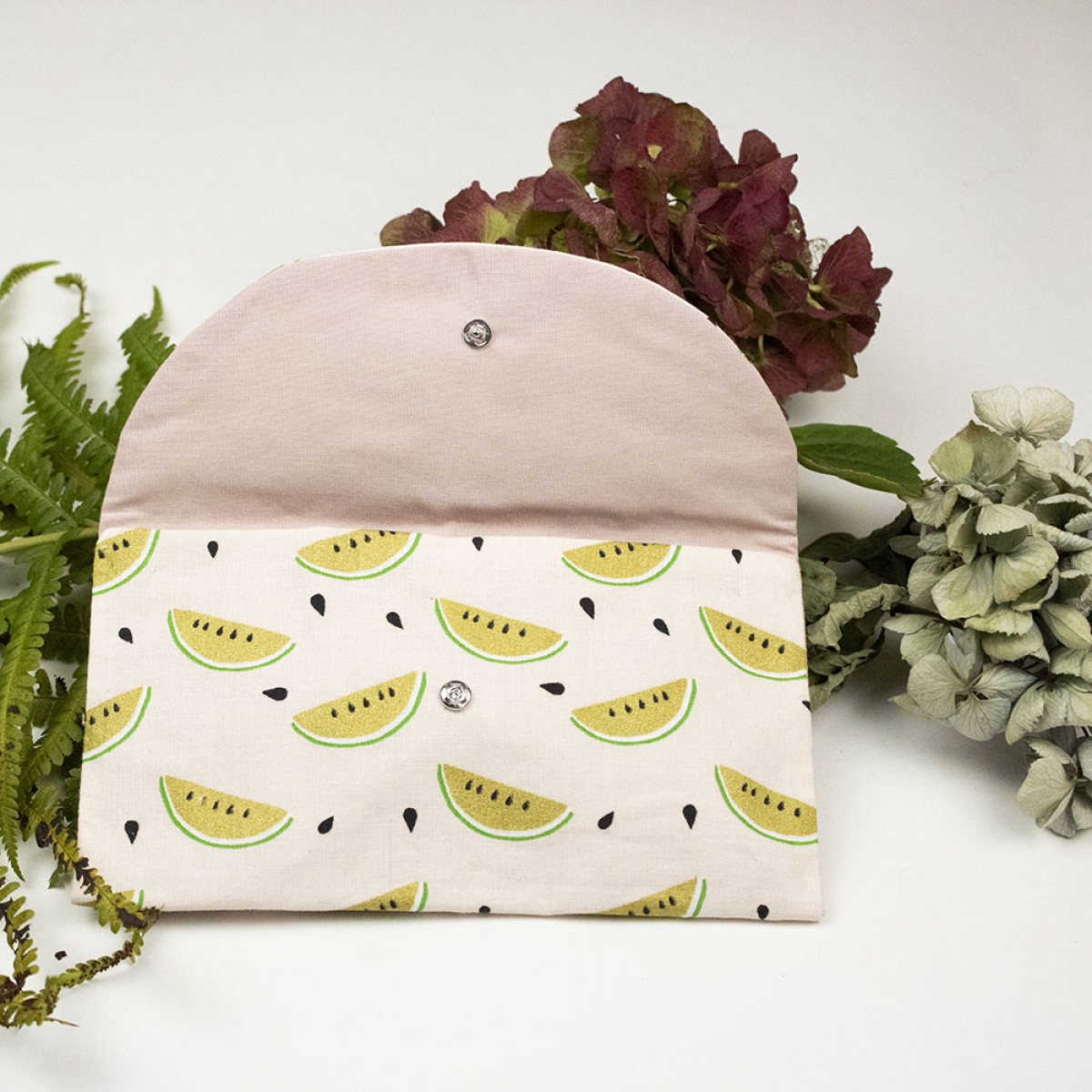 nathys_illustration_Schminktäschchen "pink melon" 19,5cm x 11cm x 0,7cm