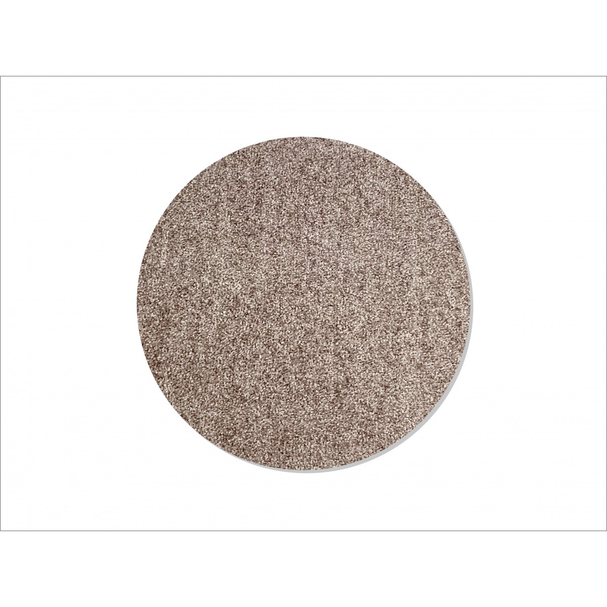 Keilbach Fußmatte point ø85cm, nur 9 mm dick, rutschsicherer und strapazierfähiger PVC-Rücken, UV-beständige Polyamid Faser 