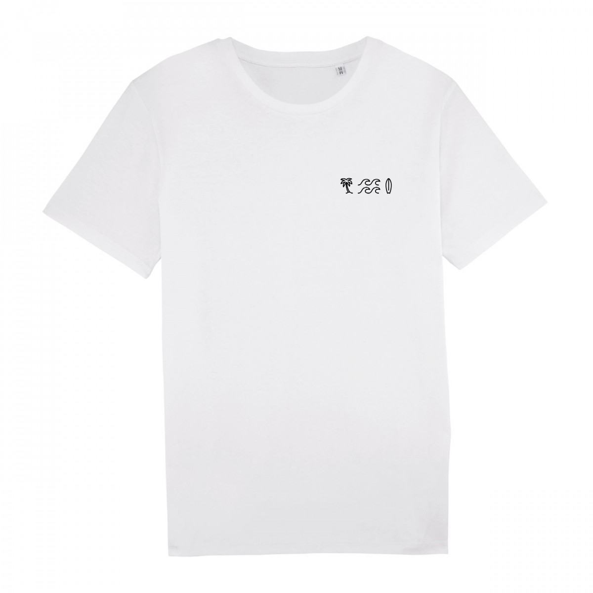 Charles / Shirt Palme, Welle, Surfbrett / 100% Biobaumwolle / Fair Wear zertifiziert 