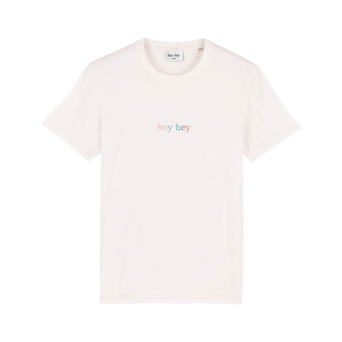 hey hey Studios Rainbow T-Shirt off-white