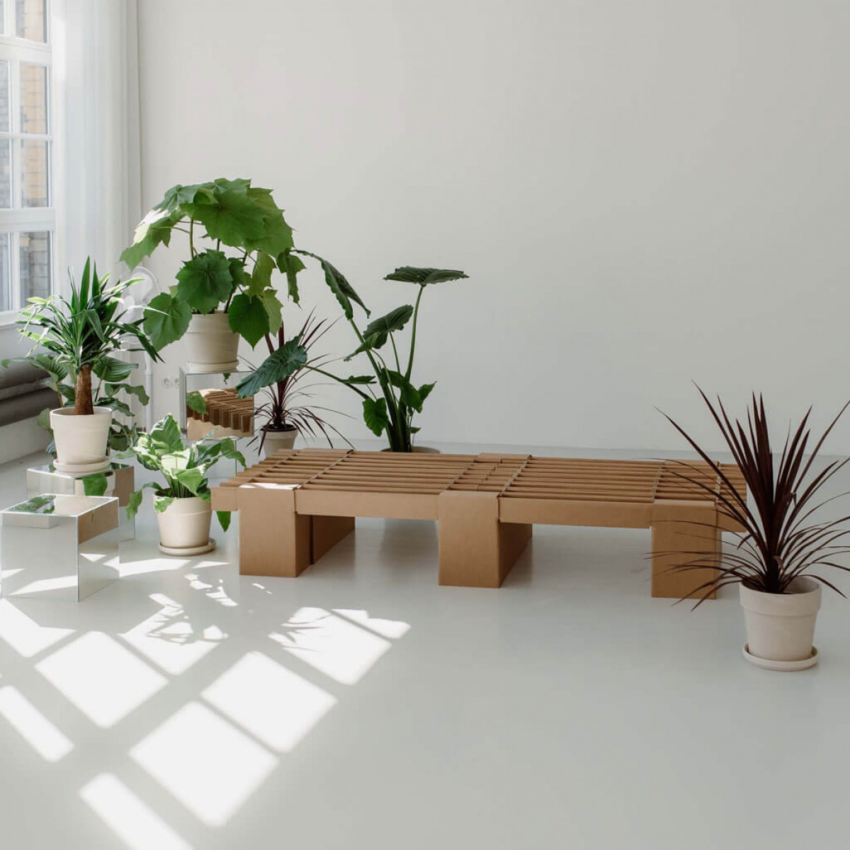 GRID Bett (natur) | ROOM IN A BOX