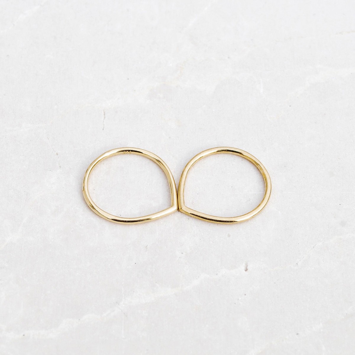 iloveblossom FUN WITH GEOMETRY RING // gold