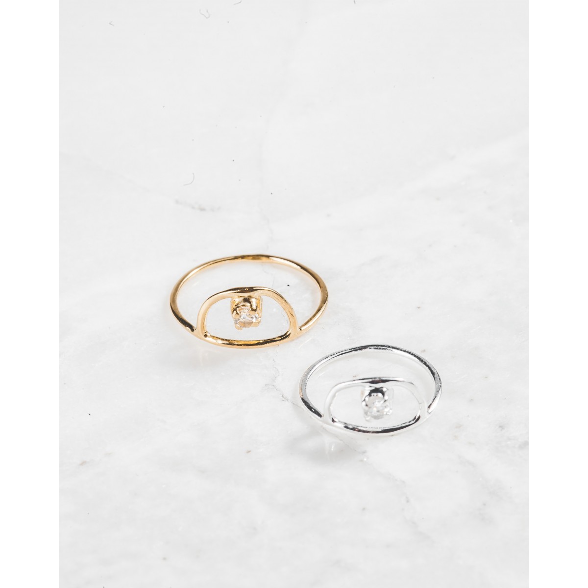 iloveblossom ICE DROP RING // silber