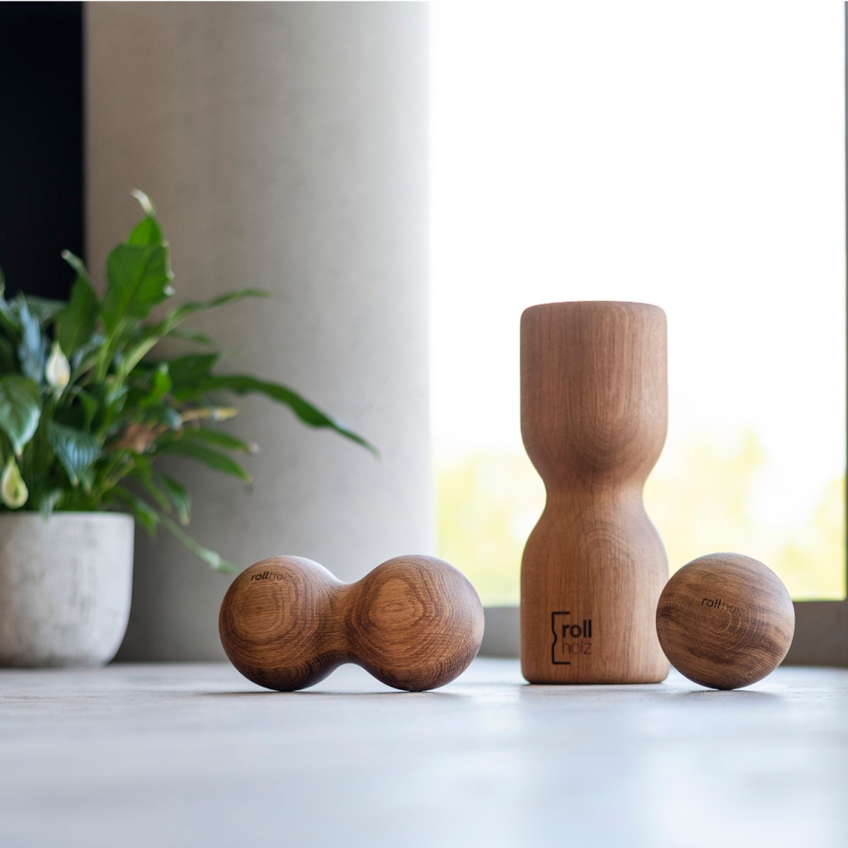 rollholz – großes Massage Set für punktuelle & flächige Behandlung 