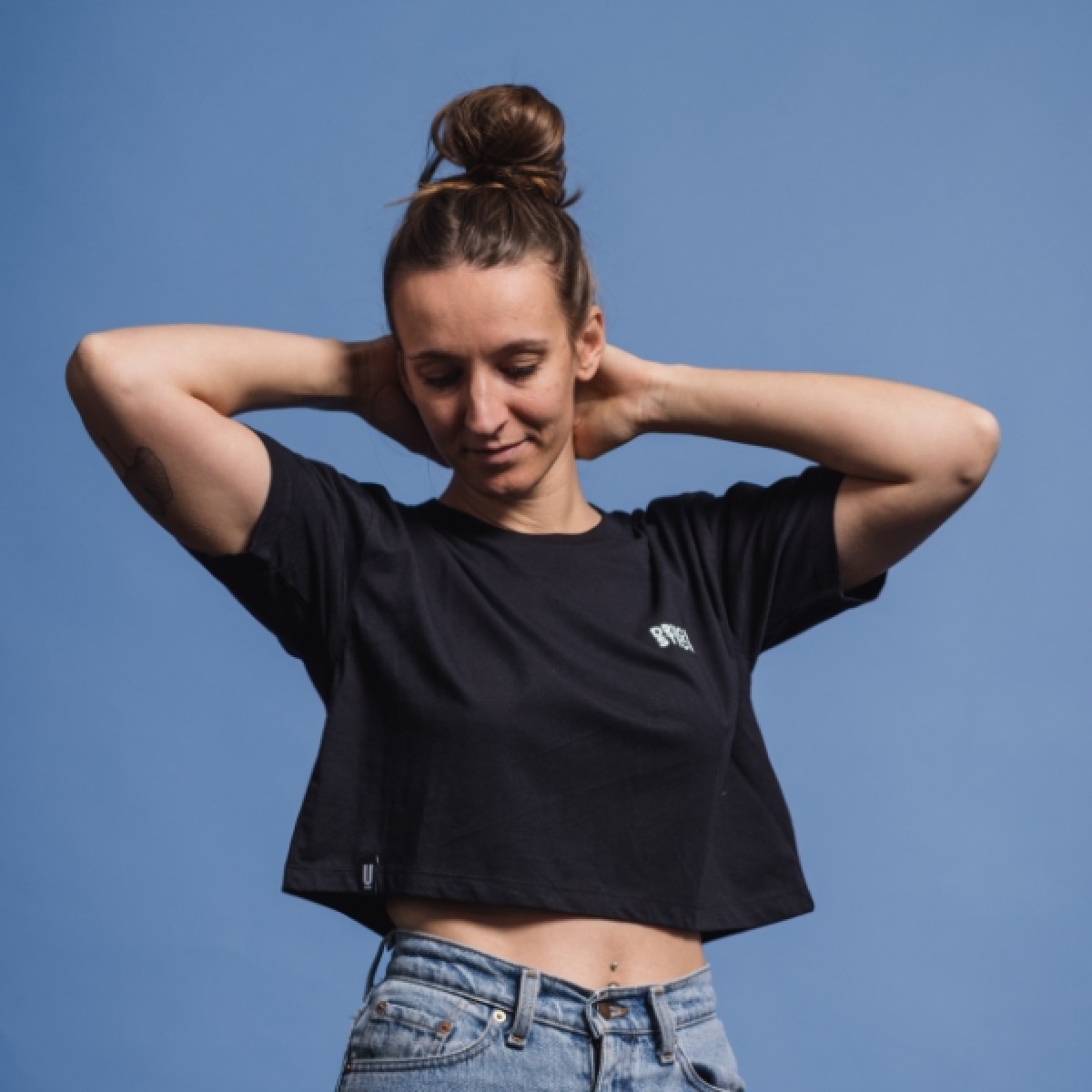 DRUCK STÜCK T-Shirt VIDA LOCA cropped