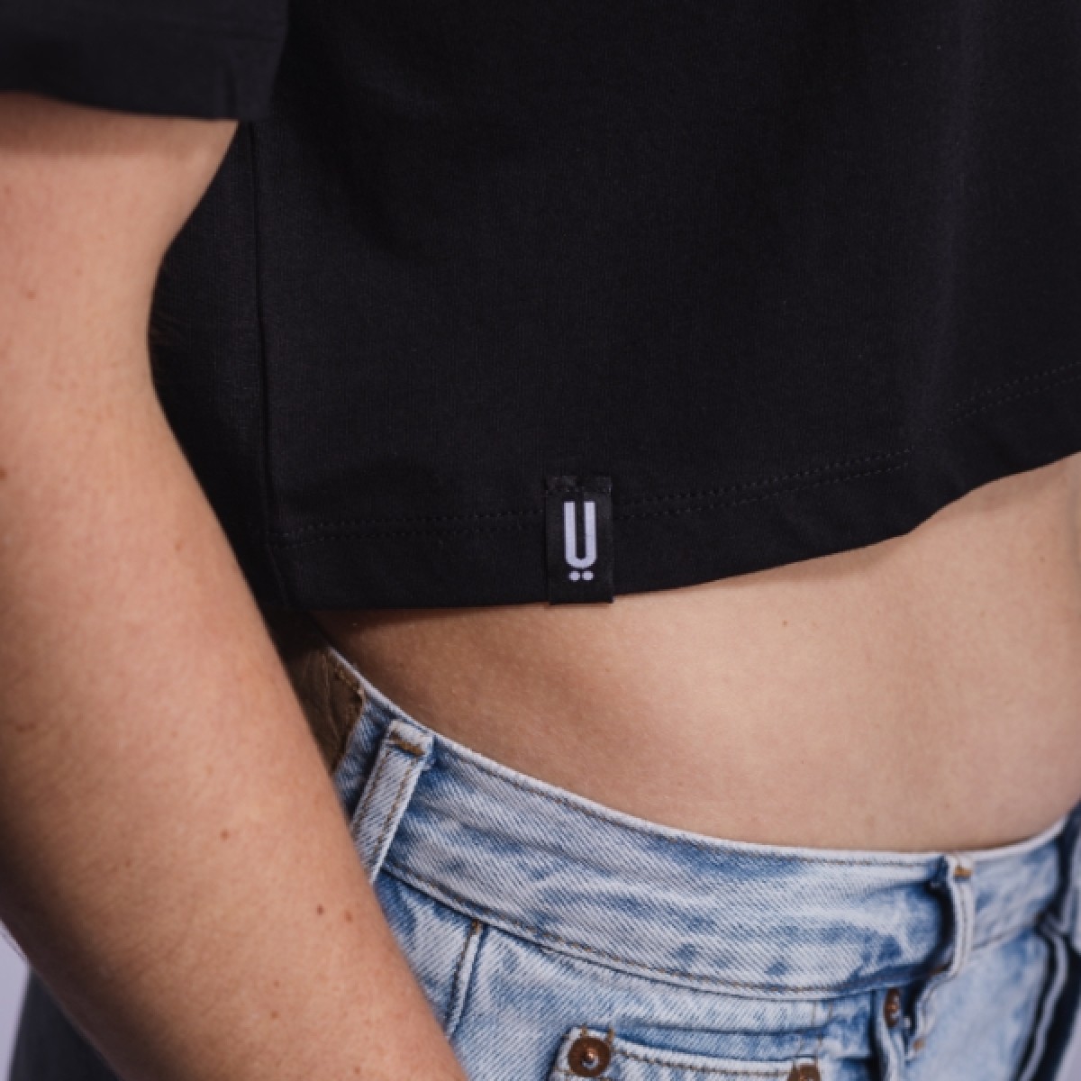 DRUCK STÜCK T-Shirt VIDA LOCA cropped