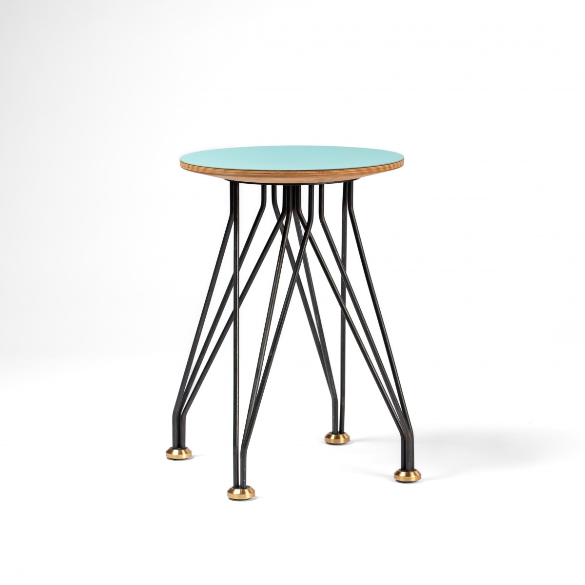 L hoch 2   Hocker 01.02  mit Linoleum aquavert