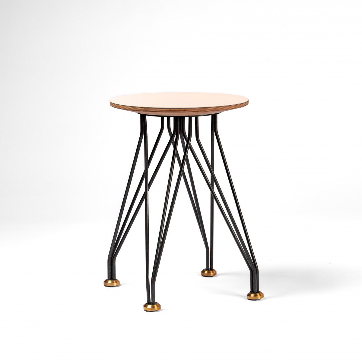 L hoch 2  Hocker 01.02 mit Linoleum powder