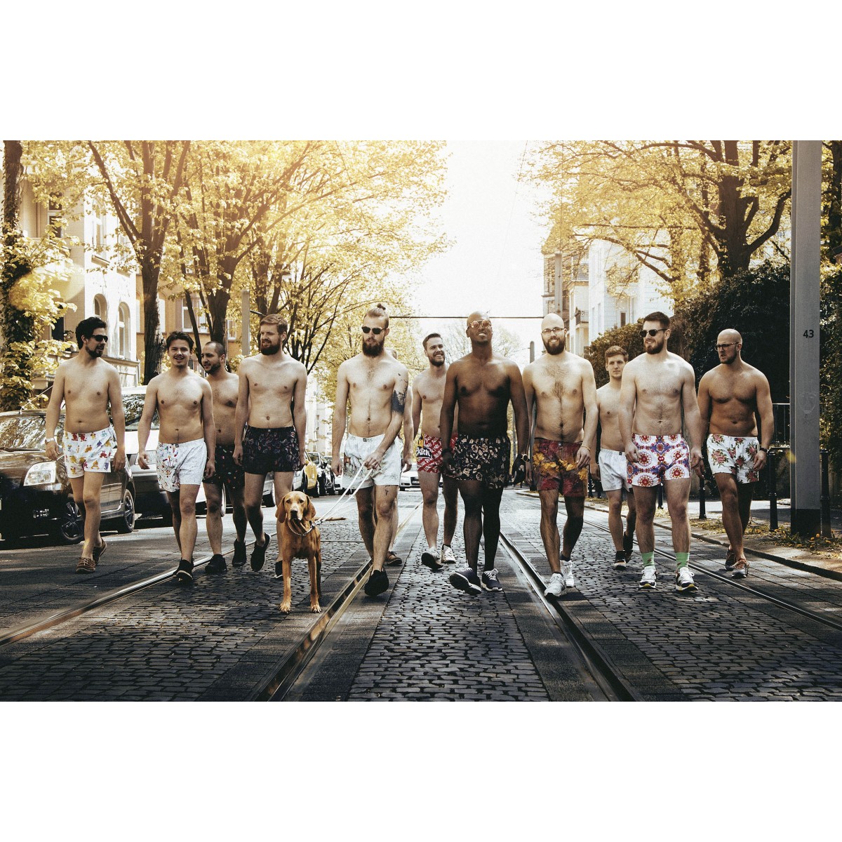 SURPRISE Boxershorts aus Omi´s alter Bettwäsche - grafisch