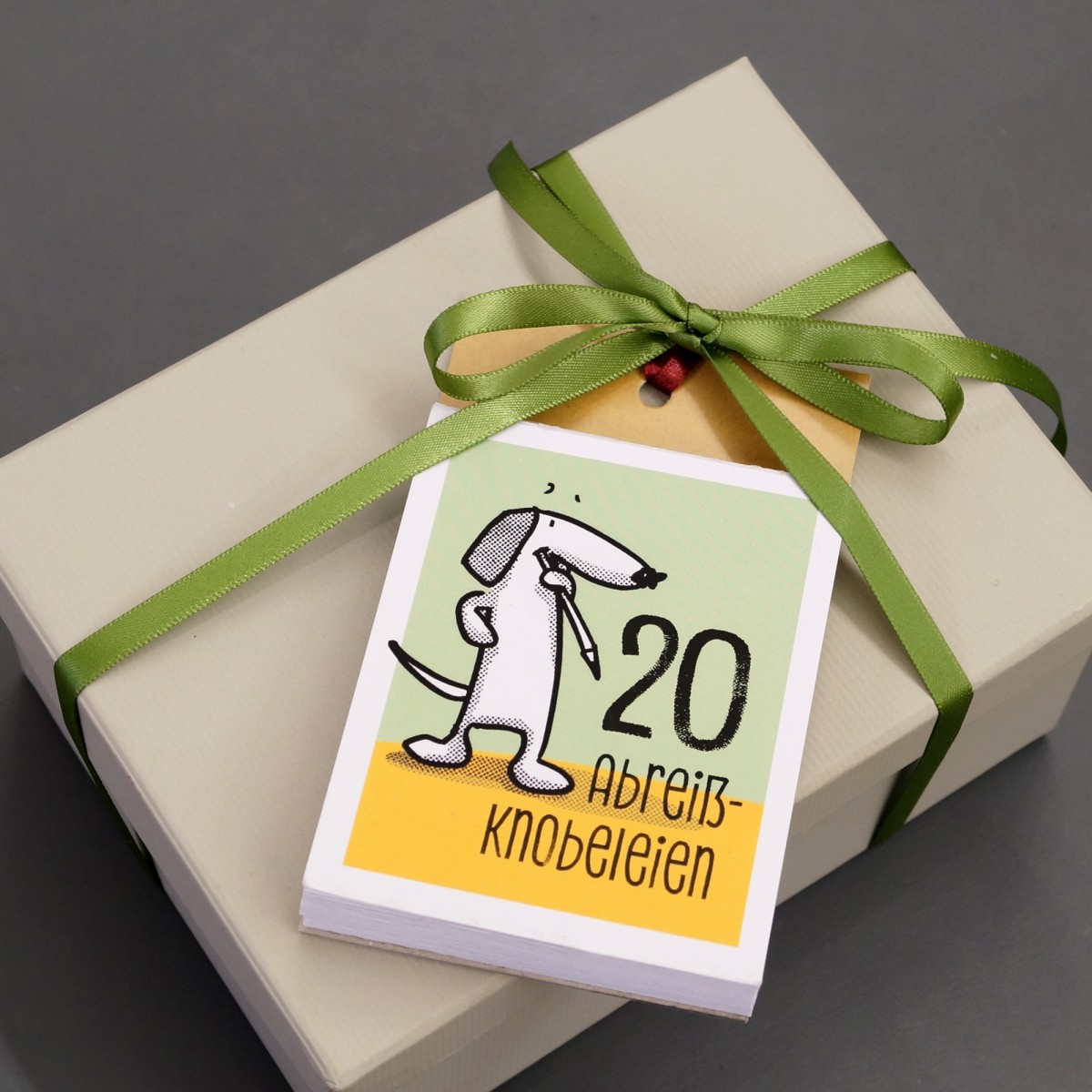 Kleiner KNOBELBLOCK mit 20 verschiedenen Rätseln für Kinder ab 8 Jahren, kleines Geschenk, Mitbringsel für Kinder
