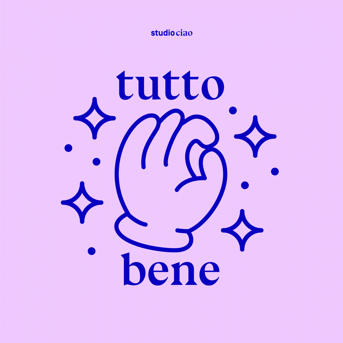 tutto bene Baumwolltasche – studio ciao