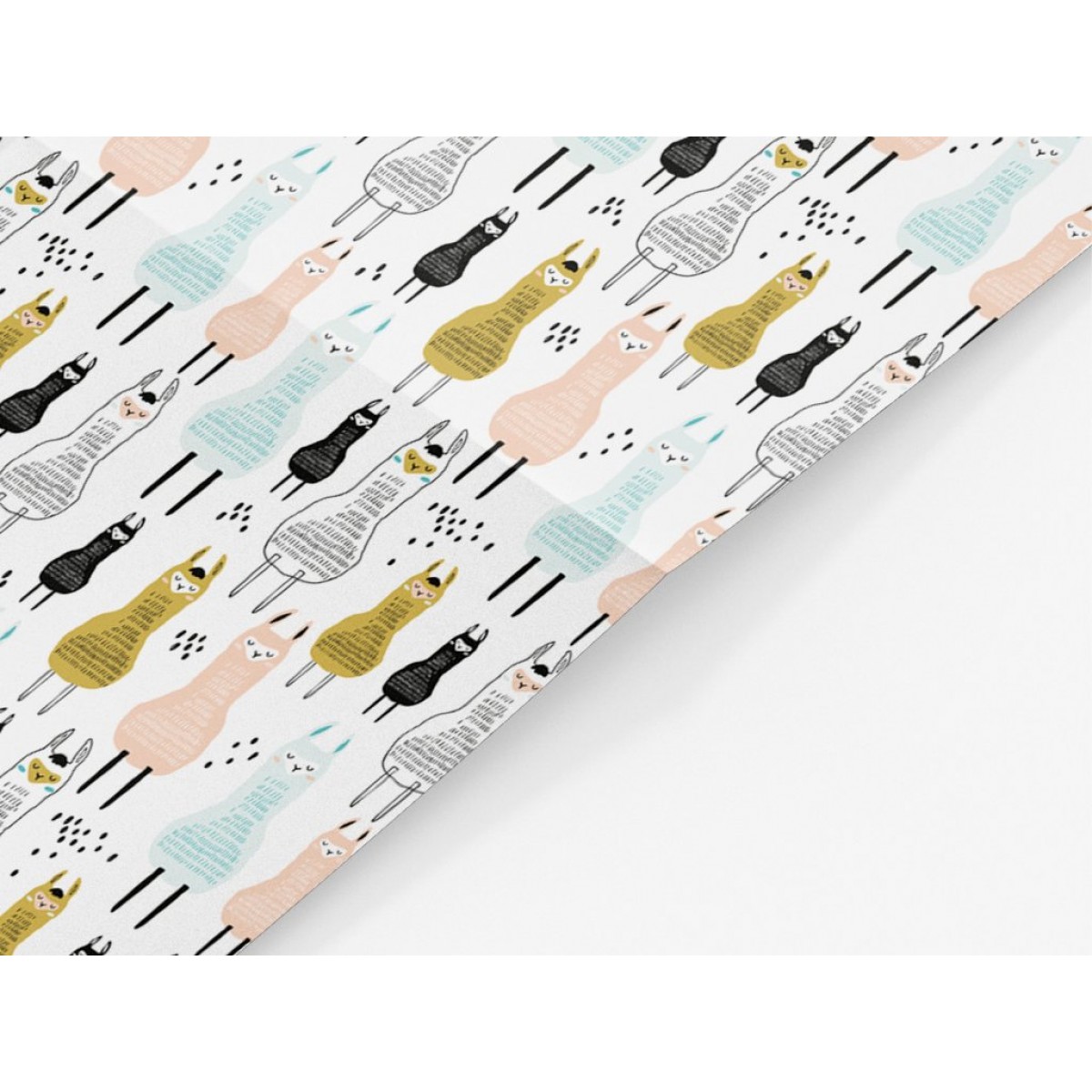 typealive / 5x Geschenkpapier / Lama Wrap (gefaltet)
