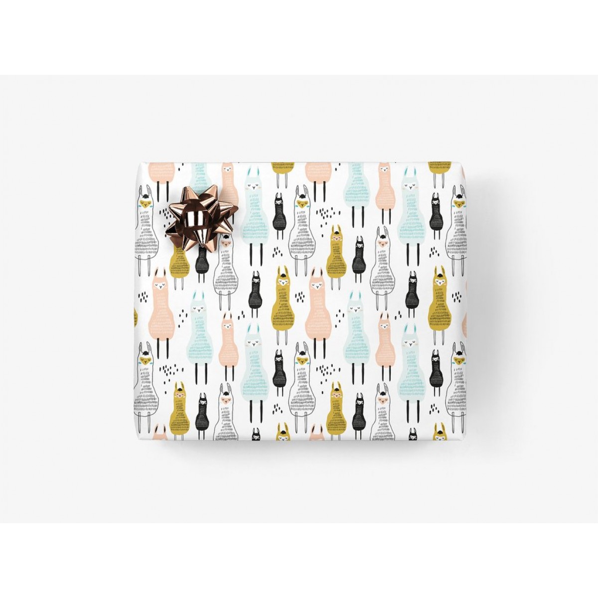 typealive / Geschenkpapier / Lama Wrap (gefaltet)
