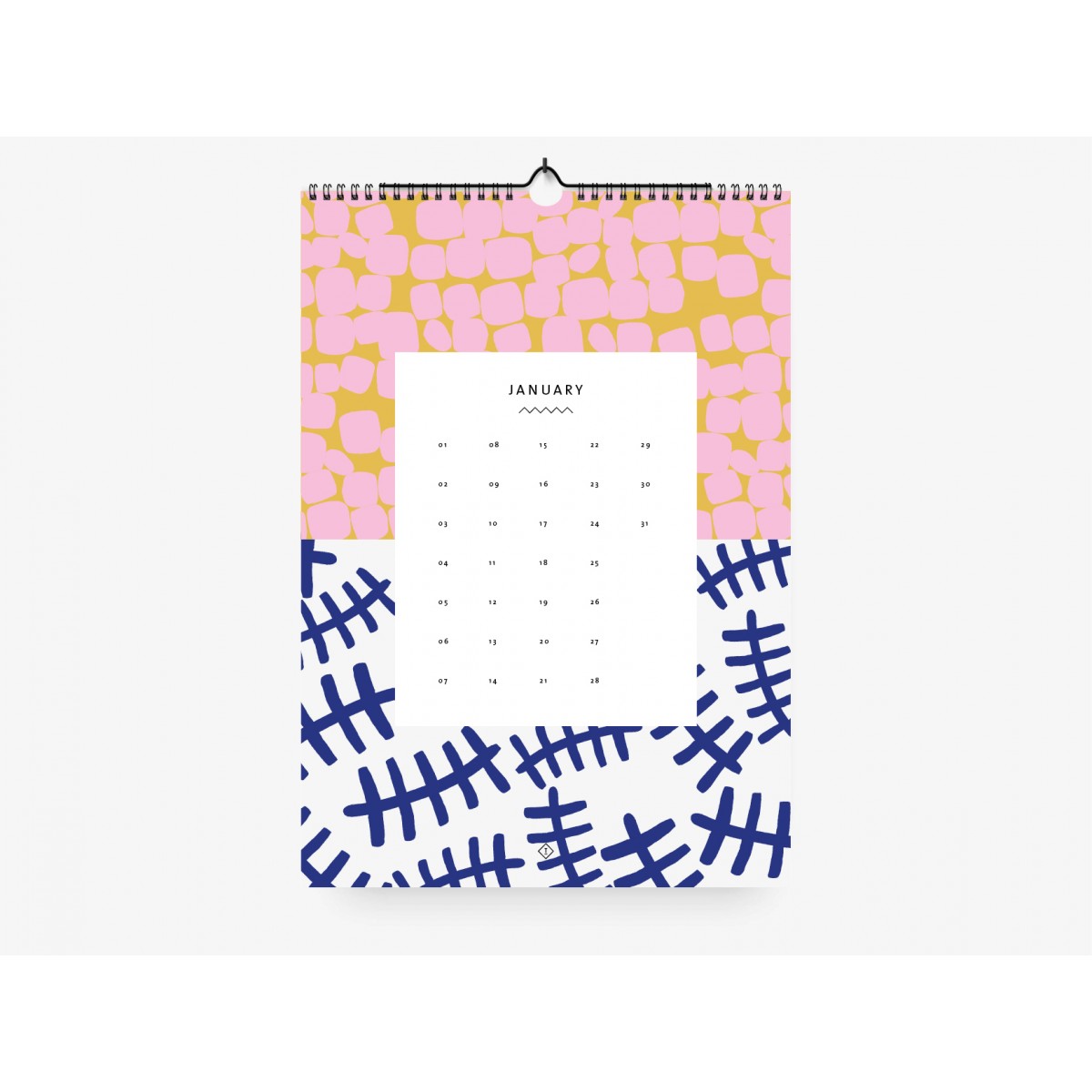 typealive / Wandkalender DIN A4 / Pattern