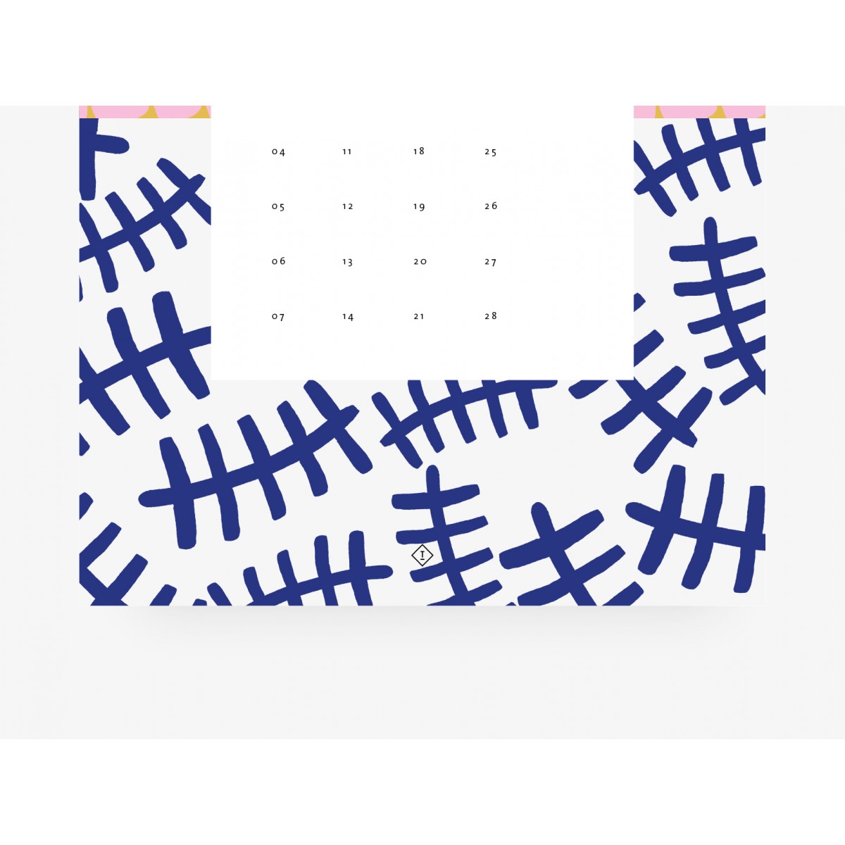typealive / Wandkalender DIN A4 / Pattern