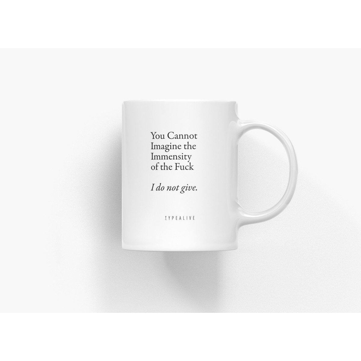 typealive / Tasse aus Keramik / Imagine