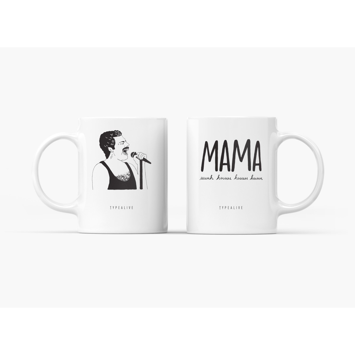 typealive / Tasse aus Keramik / Mama