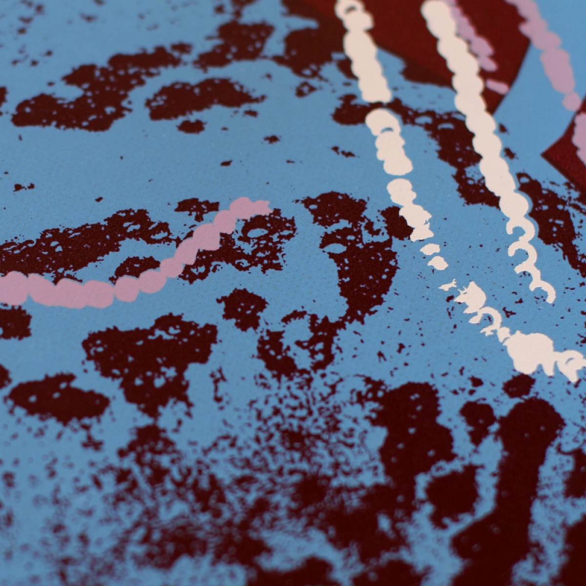 Print now - Riot later ● Vase #1 Siebdruck