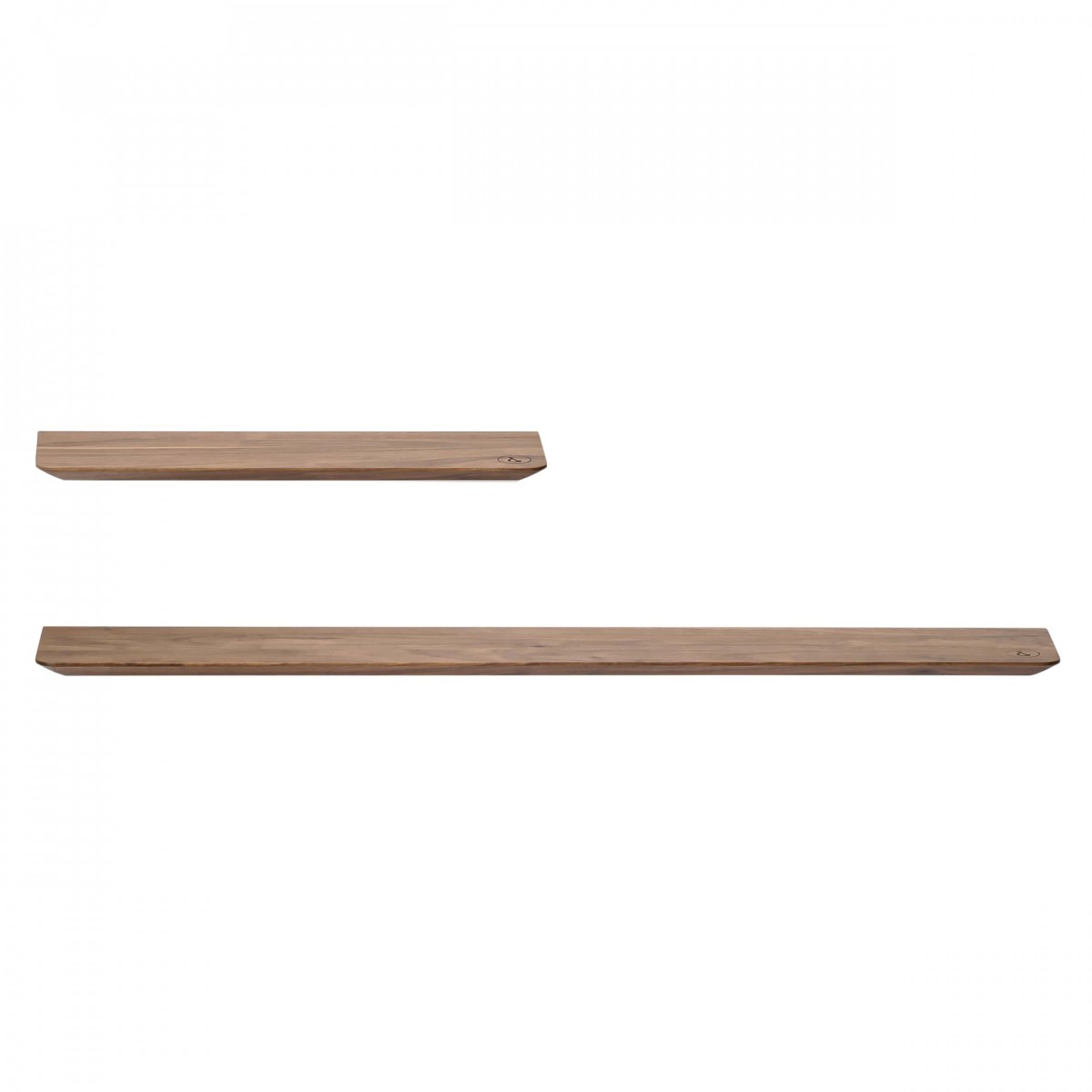 weld & co Wandregal Nussbaum 02 - ohne Logo-Brennstempel