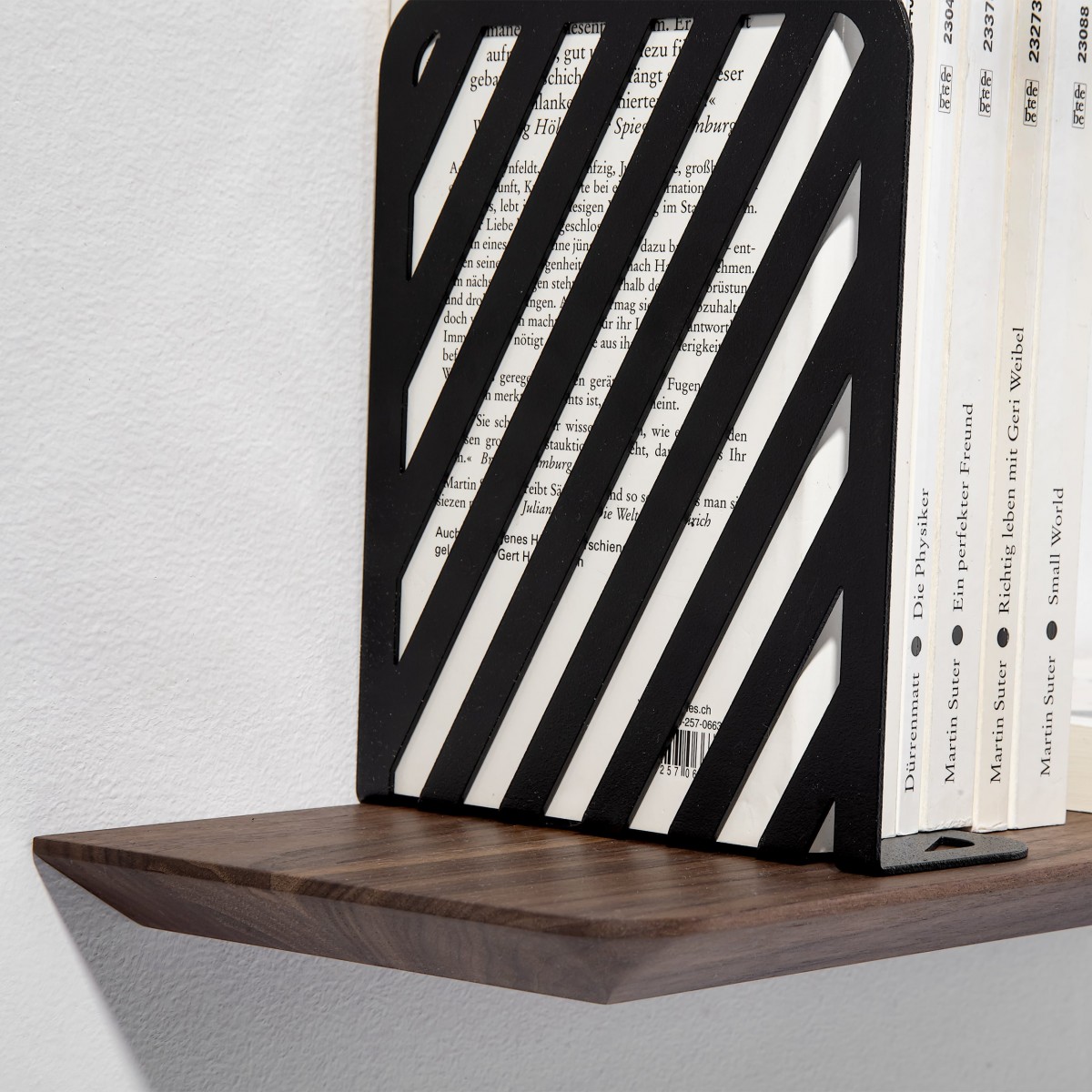 weld & co Wandregal Nussbaum 02 - ohne Logo-Brennstempel