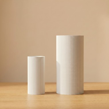 Lined Vase klein – wasserdicht, 3D-gedruckt