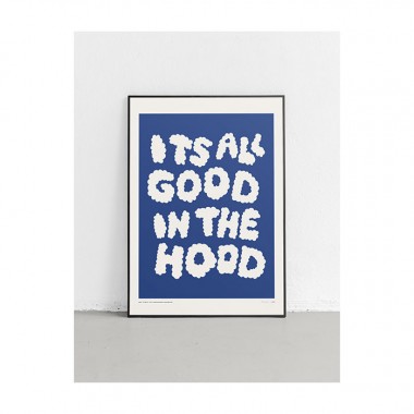 redfries all good blue – Kunstdruck DIN B2