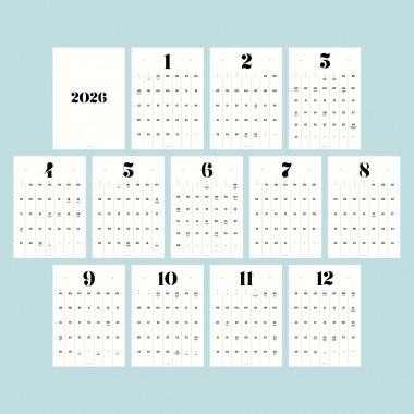A4 Monatskalender Nr. 06 / ab sofort / frau rippe