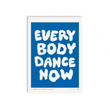 redfries everybody blue – Kunstdruck DIN A4