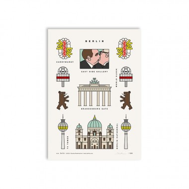 redfries berlin a4 – Kunstdruck DIN A4