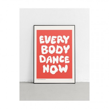redfries everybody red b2 – Kunstdruck DIN B2